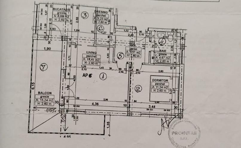 Apartament 2 camere cu priveliște zona Bună Ziua