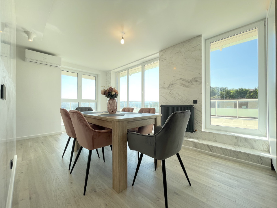Apartament de lux cu terasa de 55mp si panorama superba