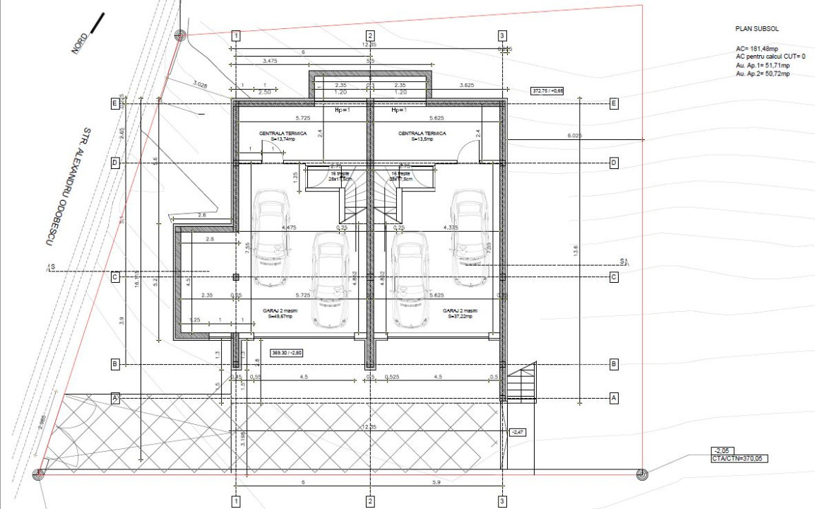 TEREN CU AC, duplex, 481 mp teren