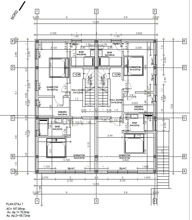 TEREN CU AC, duplex, 481 mp teren