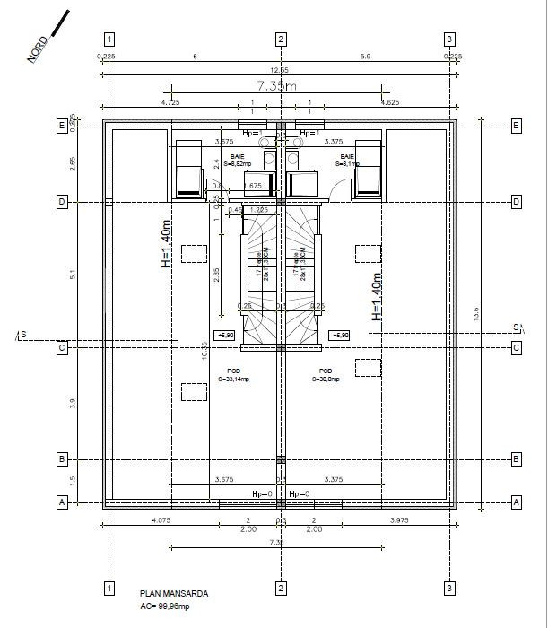TEREN CU AC, duplex, 481 mp teren