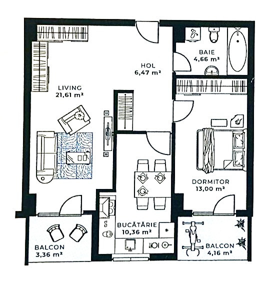 Apartament 2 camere aproape de Baza Sportiva Gheorgheni