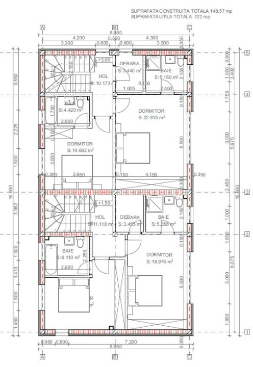 TEREN autorizabil, casa duplex sau individuala, 456 mp teren