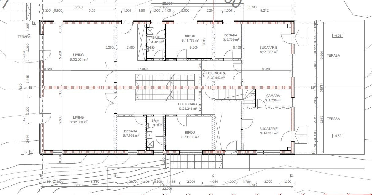 TEREN CU AC, duplex, 751 mp teren