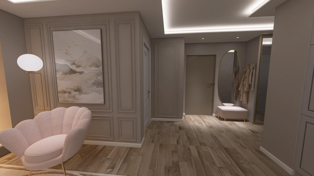 4 camere, finisat + design decor si mobilier - TVA inclus in pret