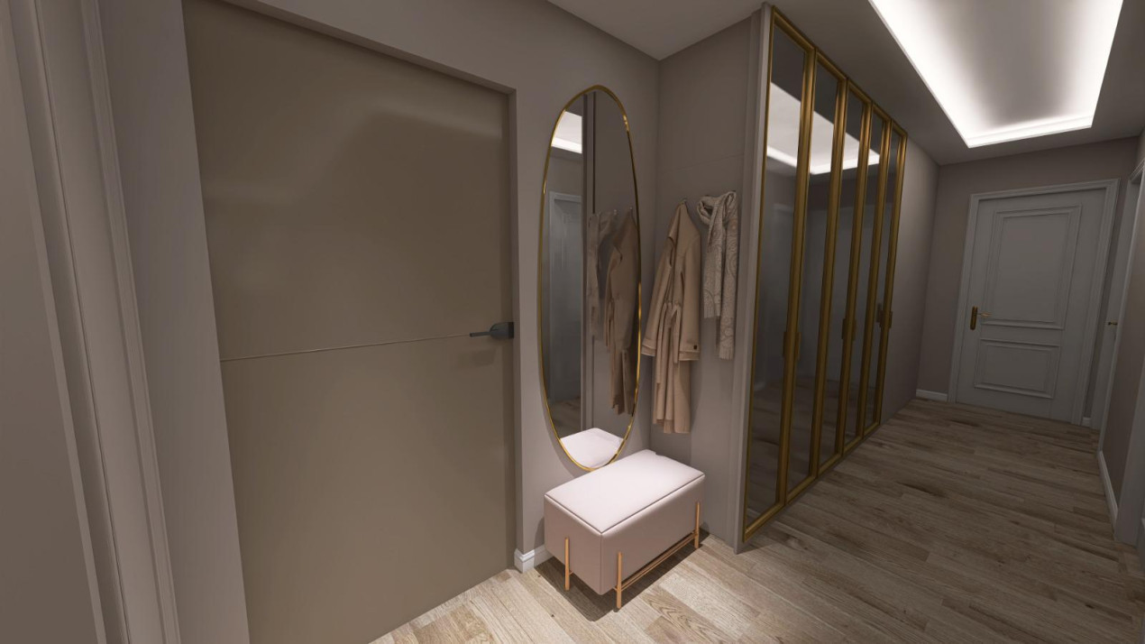 4 camere, finisat + design decor si mobilier - TVA inclus in pret