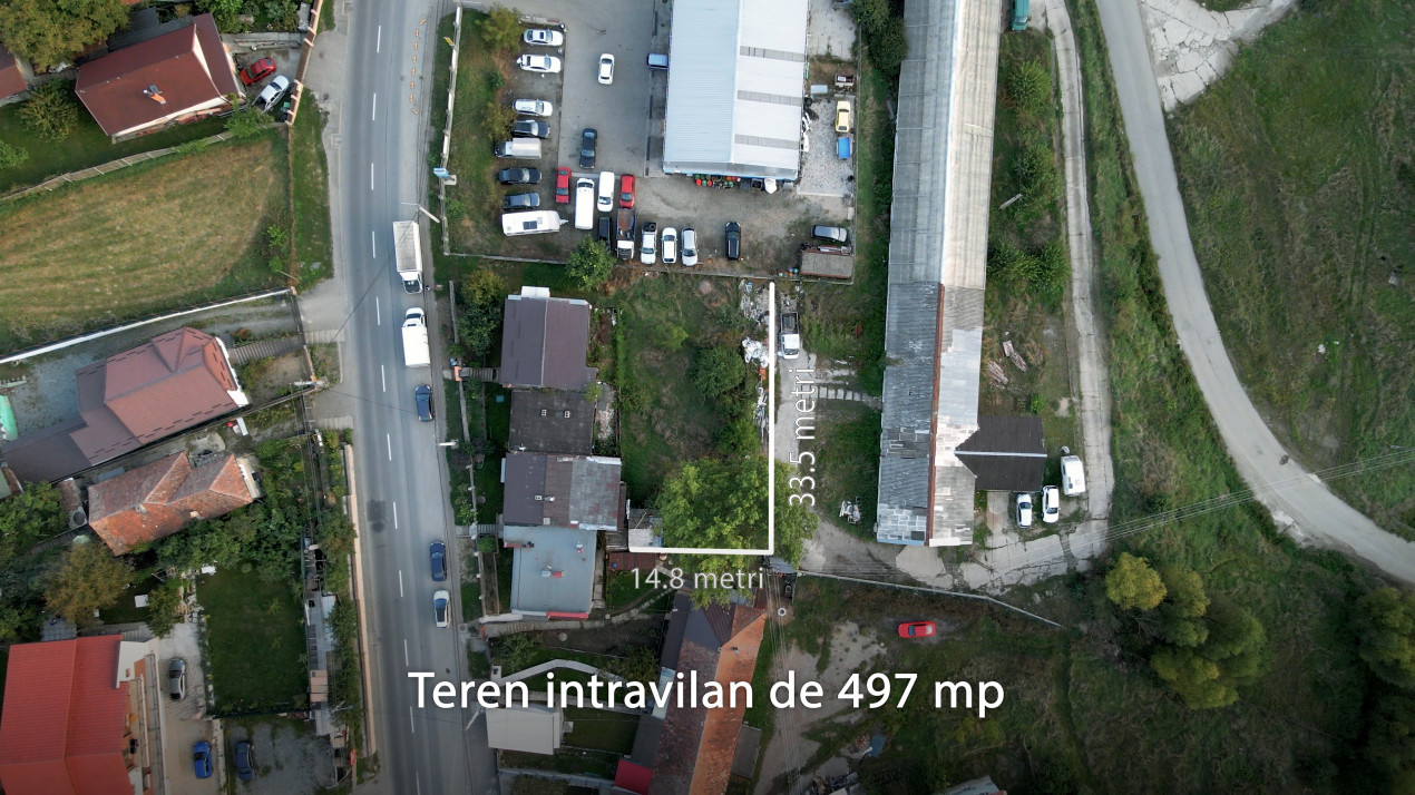 Zona industrială (UTR Em): Teren intravilan, Iris, lângă hale, cu acces la drum