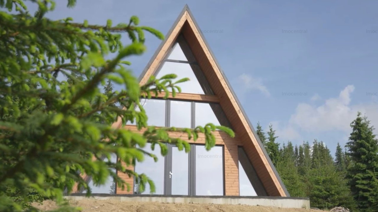 Comision 0% | 2 cabane A FRAME în inima munţilor | Mărișel | OPORTUNITATE