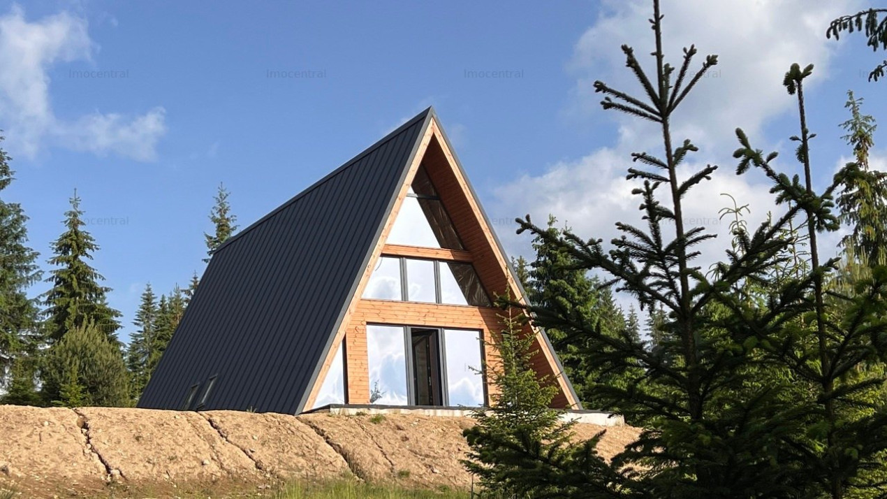 Comision 0% | 2 cabane A FRAME în inima munţilor | Mărișel | OPORTUNITATE