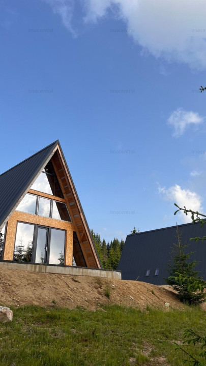 Comision 0% | 2 cabane A FRAME în inima munţilor | Mărișel | OPORTUNITATE