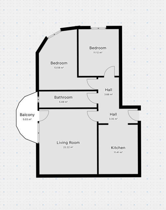 Apartament 3 camere decomandate | 74 mp | Mărăști