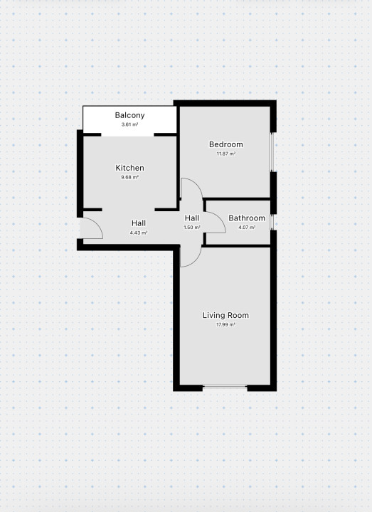 Apartament cu 2 camere Între Lacuri