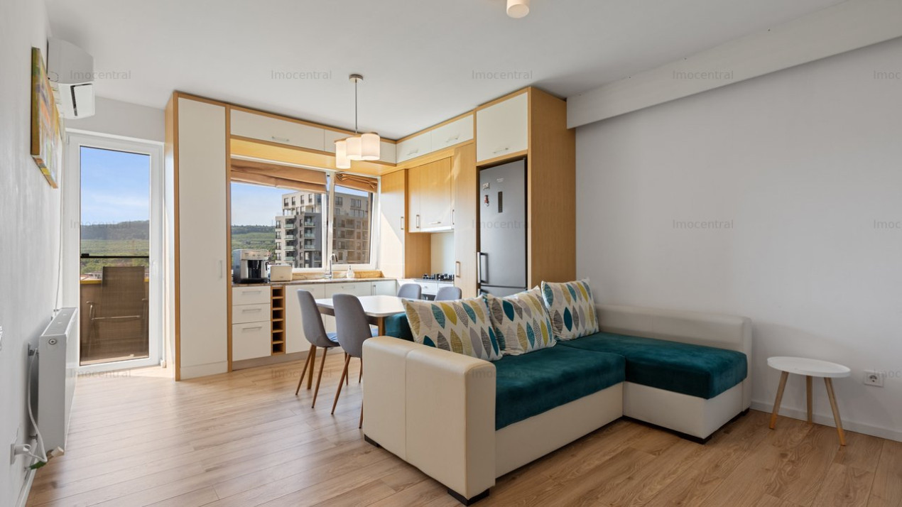Apartament cochet cu 2 camere și parcare în bloc nou, Bună Ziua