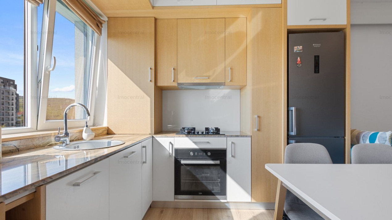 Apartament cochet cu 2 camere și parcare în bloc nou, Bună Ziua