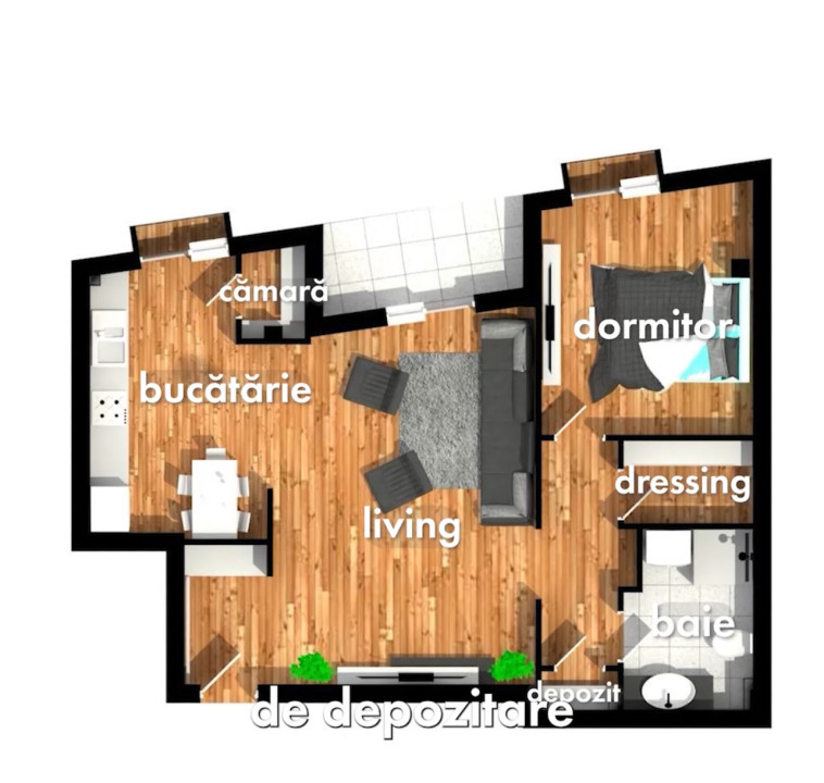 Comision 0%! Apartament 70mp | modern | Borhanci | 2 parcări