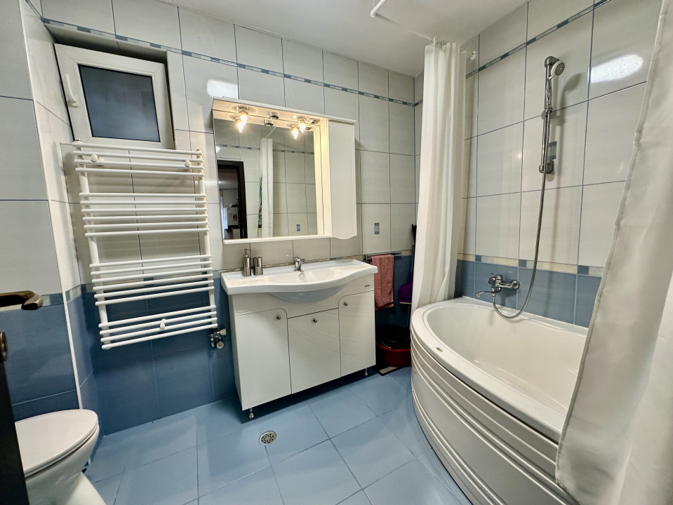 Apartament 2 camere mobilat – balcon 14 mp, boxă, lângă Grand Hotel Italia