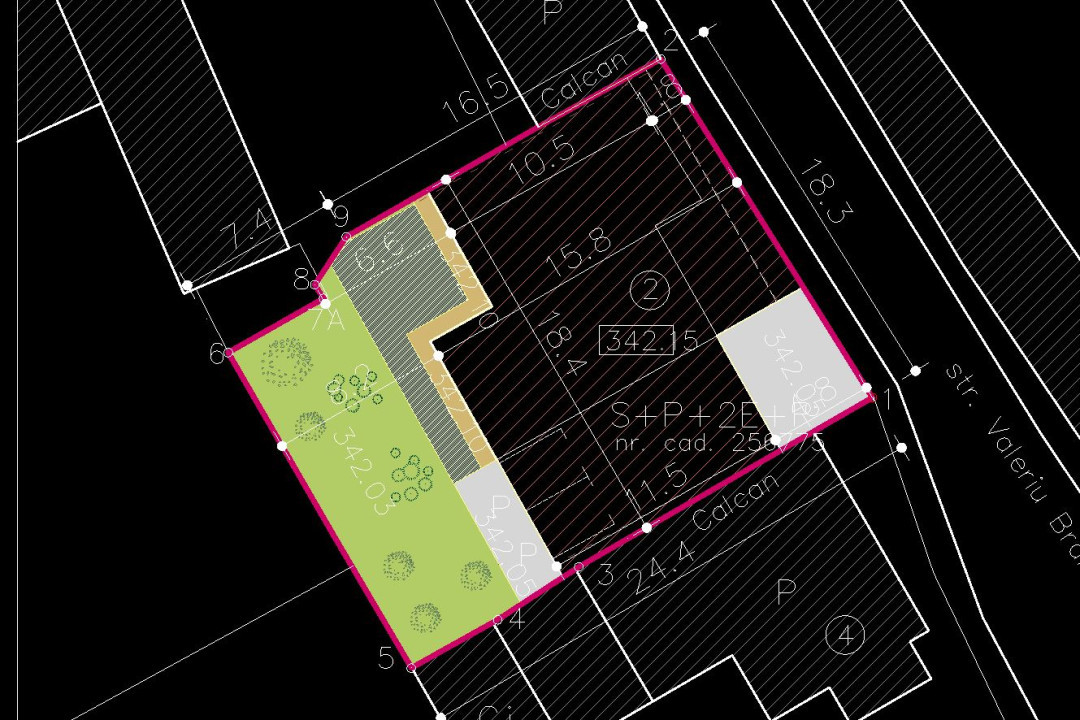 Cladire / spatiu de inchiriat, Centrul Cluj - Napoca, S+P+2E+1EtR