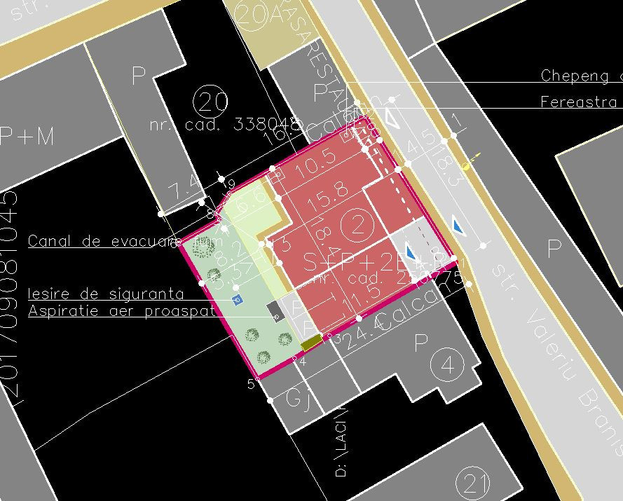 Cladire / spatiu de inchiriat, Centrul Cluj - Napoca, S+P+2E+1EtR