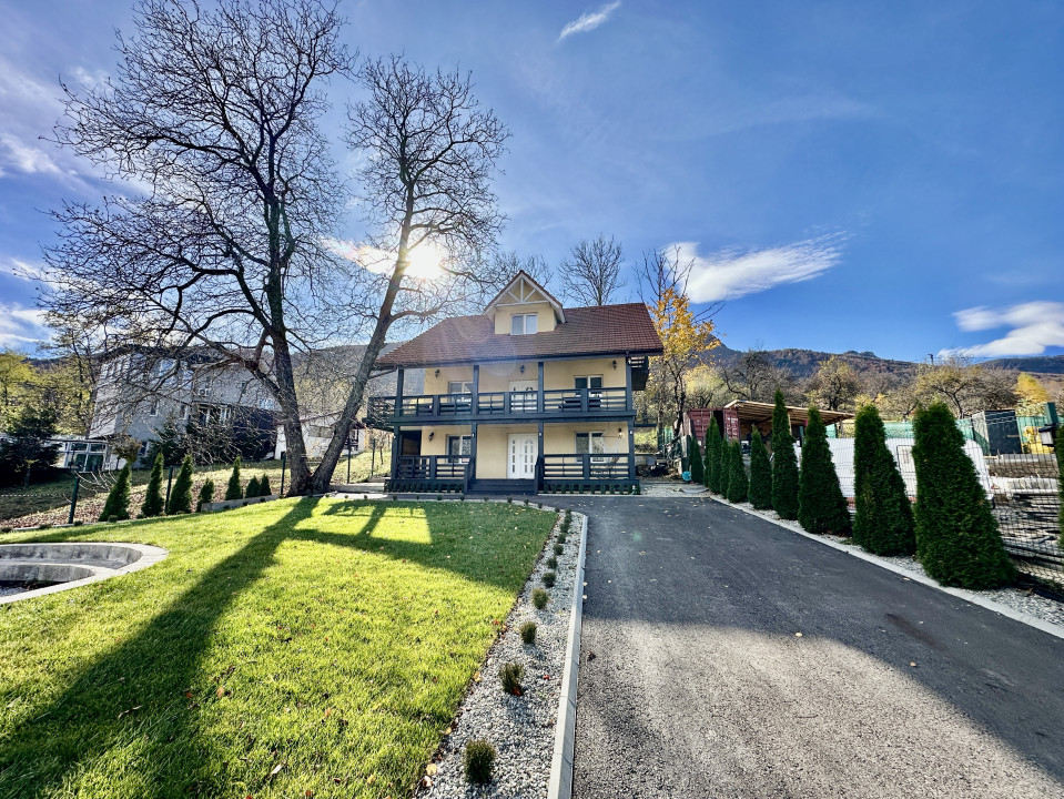 Vilă de lux cu vedere la Munții Bucegi, aproape de Castelul Bran, COMISION 0%!!