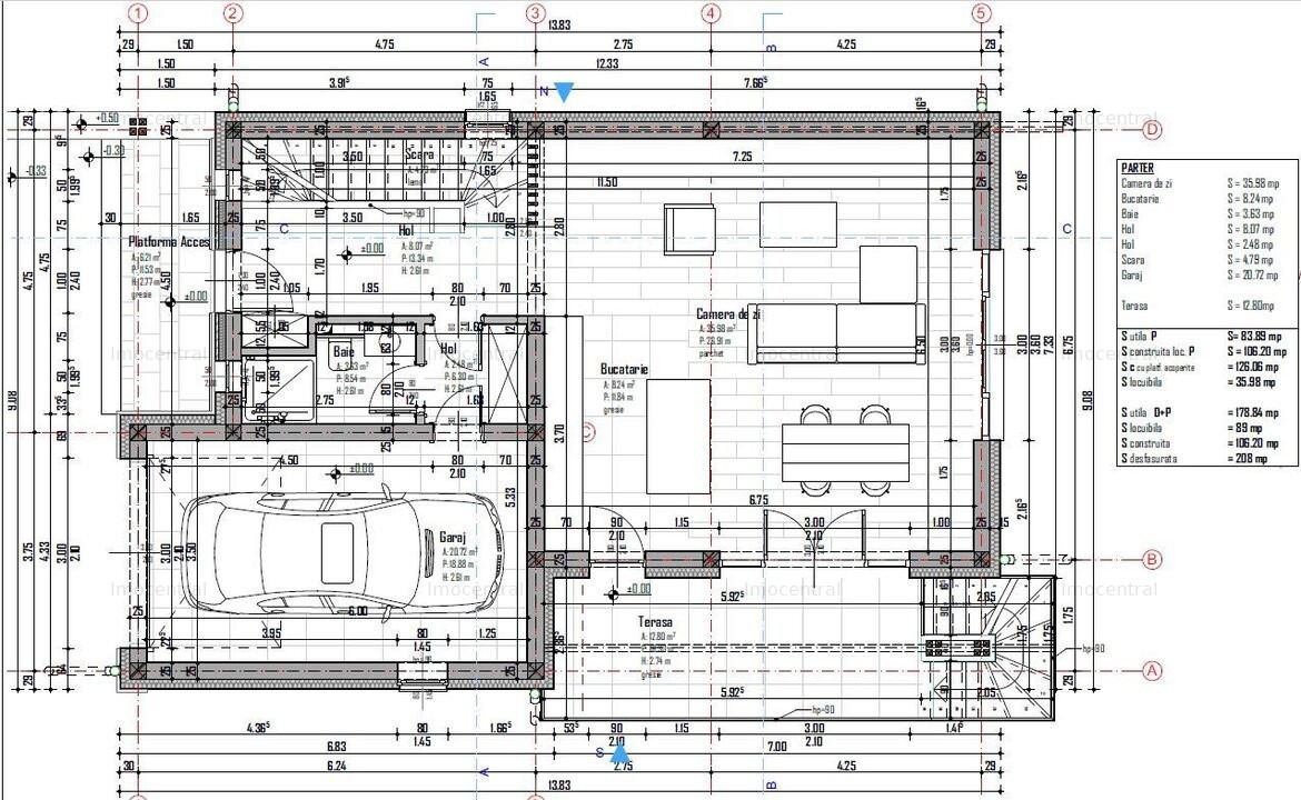 Proiect de Casa Autorizat, D+P, Feleacu, Cluj-Napoca