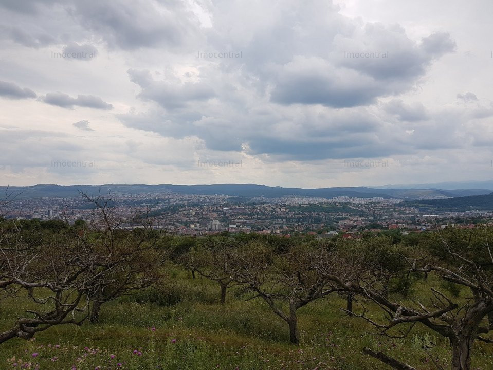 Teren extravilan, zona: Ferma Steluta, cu panorama asupra Clujului