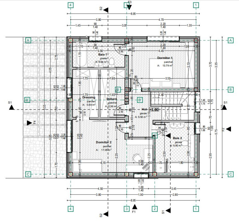 Vanzare 3 proiecte de casa in constructie, Chinteni - Cluj