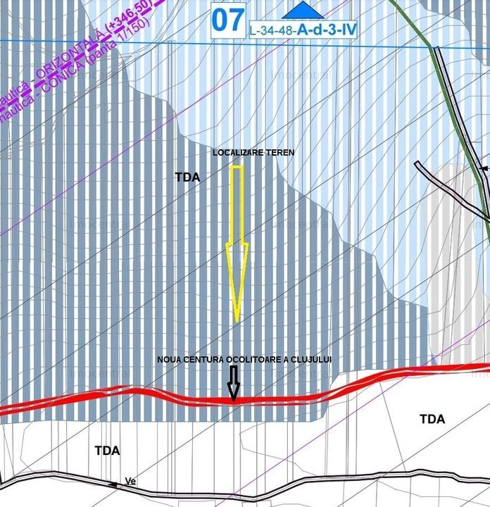 Teren, 67000 mp, zona Valea Fanatelor, Cluj - Napoca