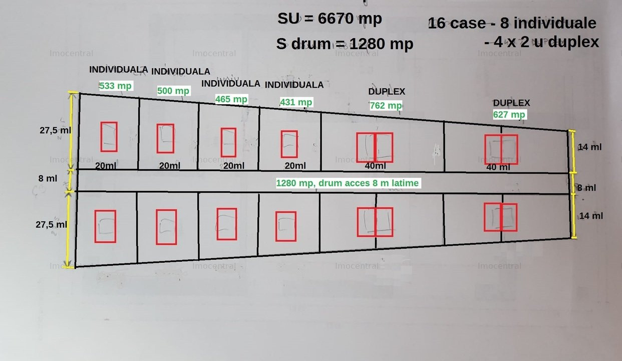 Teren autorizabil pentru ansamblu rezidential de case, Dezmir