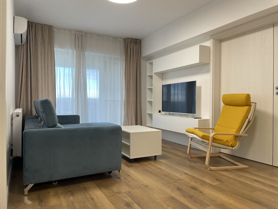 Apartament ultrafinisat cu 3 camere, 2 băi și parcare în Viva City